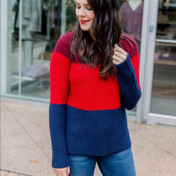 Marine Layer Colorblock Delaney Sweater 